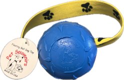 Pet Souvenirs Pawprint Floating Ball Dog Toy, Blue, 2.75-in slide 1 of 3