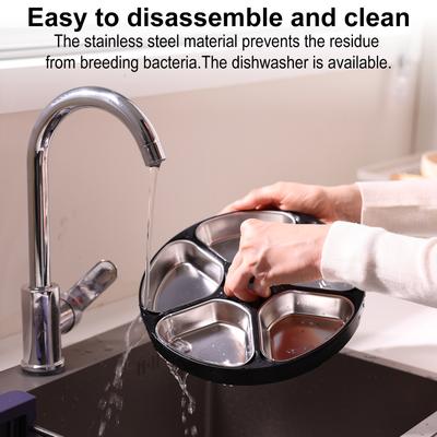 Show full view: WAOWAO Pro Cooling & Heating Automatic Wet Cat Food Feeder, Black slide 8 of 9