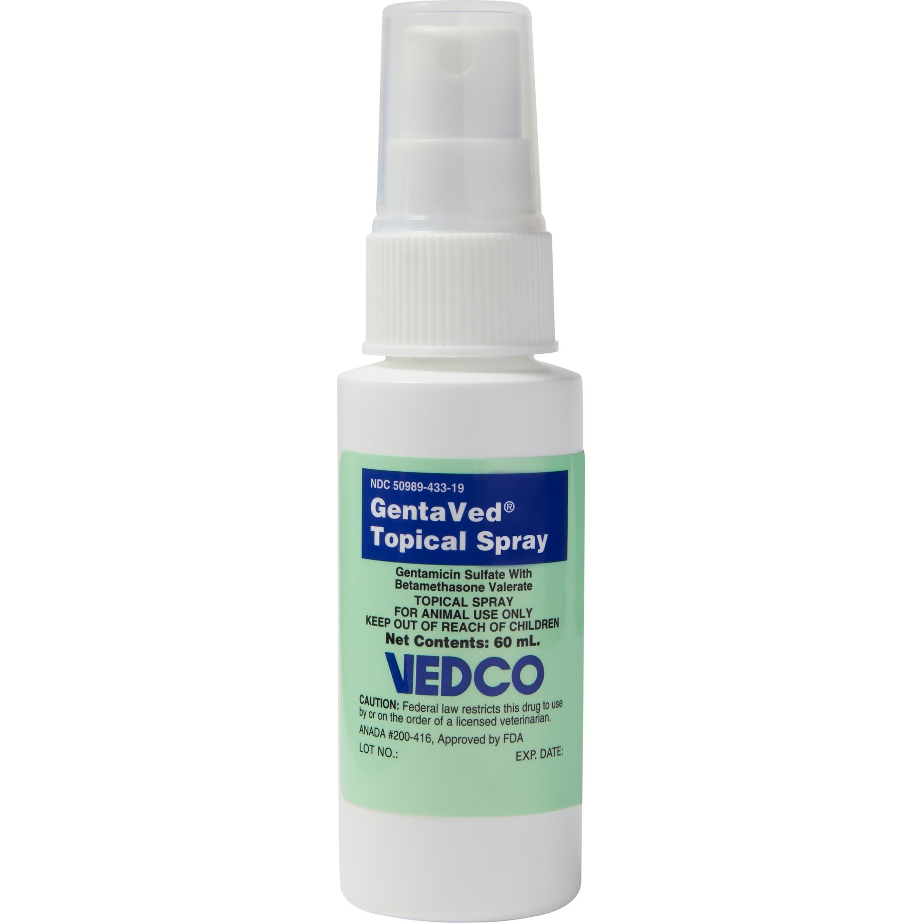 Gentamicin / Betamethasone 60-mL Topical Spray for Dogs