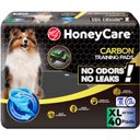 HoneyCare All-Absorb Charcoal Carbon Eliminating Urine Odor Dog Training Pads, 28x34-in, 40 count