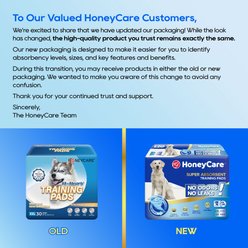 HoneyCare All-Absorb Ultra Absorbent & Odor Eliminating Dog & Puppy Training Pads, 30-in x 36-in, 30 count slide 2 of 9