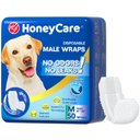 HoneyCare All-Absorb Disposable Male Dog Wraps, Medium: 18 to 25-in waist, 50 count