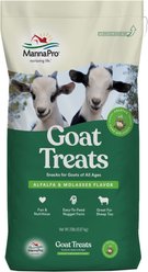 Manna Pro Alfalfa & Molasses Flavor Goat & Sheep Treats, 20-lb bag