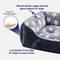 Show in main carousel: Invenho Star Pattern Calming Washable Orthopedic Sofa Bolster Dog & Cat Bed with Non-Slip Bottom, Dark Grey, 35-in slide 6 of 10
