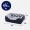 Show in main carousel: Invenho Star Pattern Calming Washable Orthopedic Sofa Bolster Dog & Cat Bed with Non-Slip Bottom, Dark Grey, 35-in slide 2 of 10