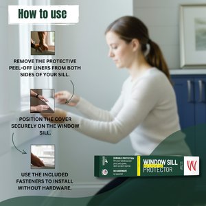 CLAWGUARD Clear Plexiglass Window Ledge Cover Sill Protector for Dogs & Cats, 29.5 X 3.25-in