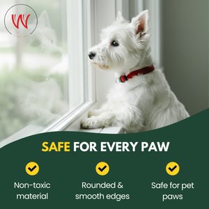 CLAWGUARD Clear Plexiglass Window Ledge Cover Sill Protector for Dogs & Cats, 29.5 X 3.25-in