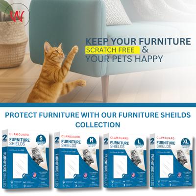 Show full view: CLAWGUARD Furniture Scratch Shields, 2 count, Small slide 7 of 9