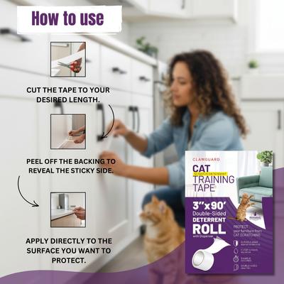 Show full view: CLAWGUARD Cat Training Tape slide 3 of 9