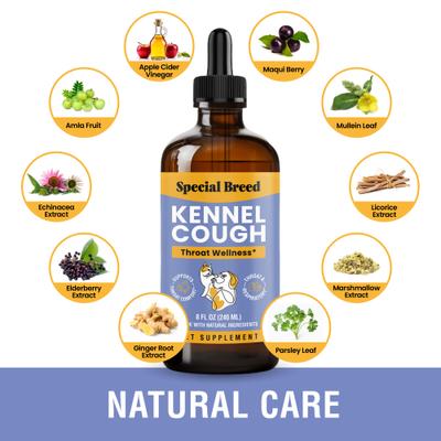 Show full view: Special Breed Cough Support Liquid Respiratory Supplement for Dogs & Cats, 8-fl oz slide 4 of 7