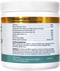 PetScy Itch & Allergy Plus Colostrum, Probiotics & Quercetin Itch & Redness Remedy Allergy Relief Immune Support Digestive Health Bacon Flavored Soft & Chew Supplement for Dogs, 60 count slide 2 of 5