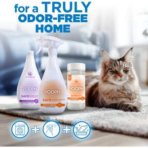 POOPH Kitty Litterizer Litter Box Saver Cat Deodorizer, 16-fl oz bottle