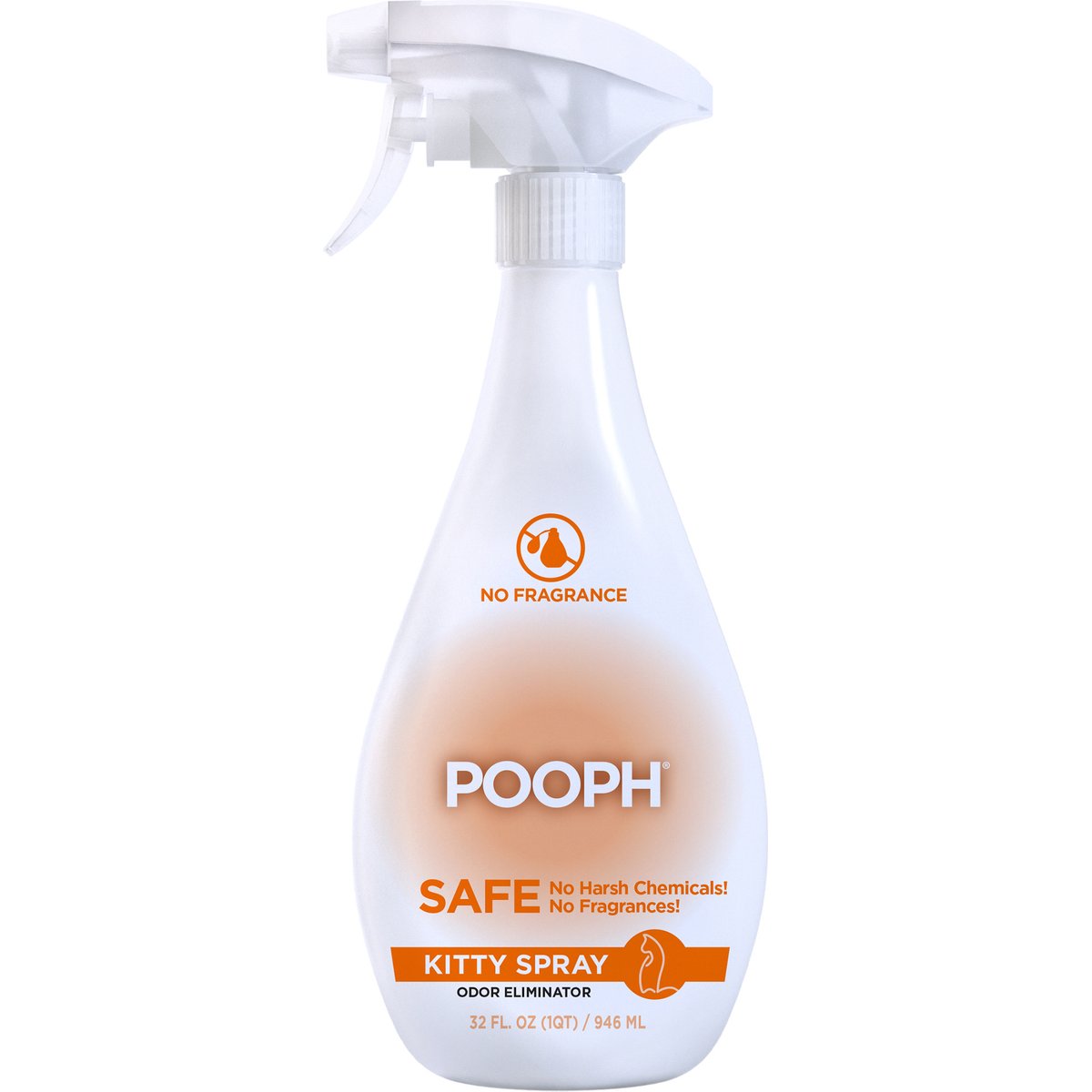 POOPH Kitty Litter Cat Odor Eliminator, 32-fl oz bottle