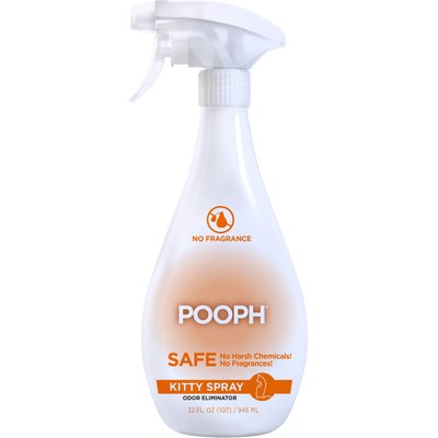 POOPH POOPH Kitty Litter Cat Odor Eliminator, 32-fl oz bottle