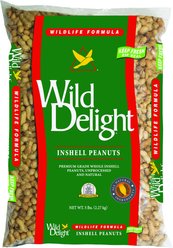 Wild Delight Inshell Peanuts Wild Bird Food, 5-lb bag