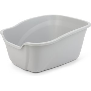 Van Ness High Sides Cat Litter Box, Light Grey, Large