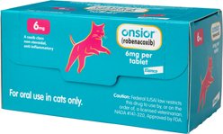 Onsior (robenacoxib) Tablets for Cats, 6-mg, 3 tablets slide 1 of 6