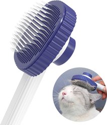 ACE2ACE Professional Long Haired Dog & Cat Brush, Dark Blue