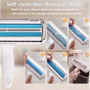 ACE2ACE Pet Hair Remover Roller, White
