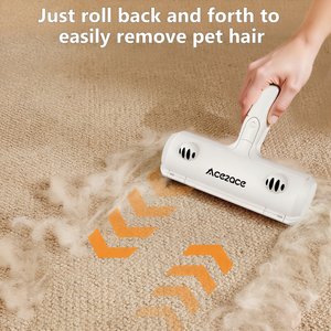 ACE2ACE Pet Hair Remover Roller, White