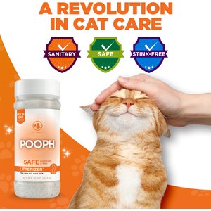 POOPH Kitty Litterizer Litter Box Saver Cat Deodorizer, 16-fl oz bottle
