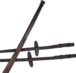 Collegiate Syntovia+ Rubber Horse Reins, 5/8 x 54-in, Brown