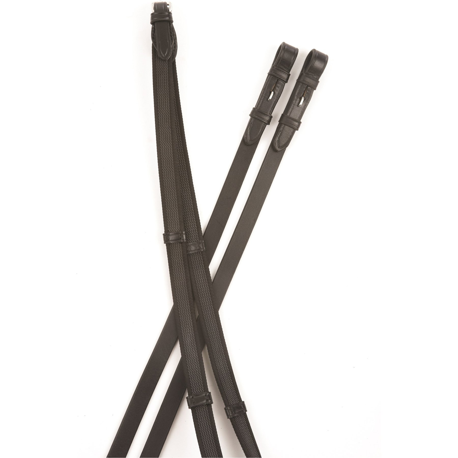 Collegiate Suregrip Horse Reins IV, 5/8 x 54-in, Black