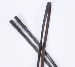 Collegiate One Sided Rubber Horse Reins IV, 5/8 x 54-in, Brown