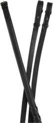 Collegiate Essential Plain Laced Horse Reins, 5/8 x 54-in, Black