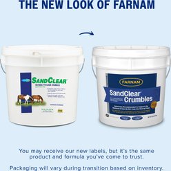 Farnam SandClear Natural Psyllium Fiber Crumbles Apple/Molasses Flavor Horse Supplement, 20-lb bucket slide 2 of 9