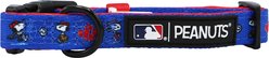 Sassy Woof MLB x Peanuts Toronto Blue Jays Dog Collar, Large: 26-in neck, 1-in wide slide 2 of 4
