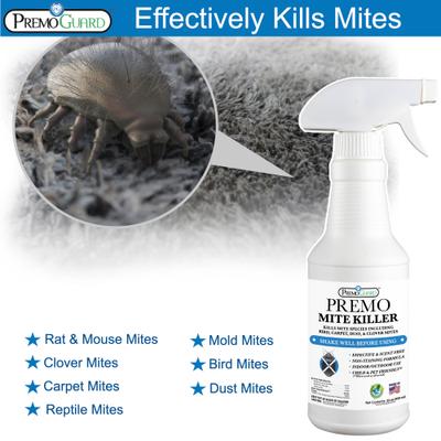 Show full view: Premo Guard Natural Non-Toxic Mite Killer Dog & Cat Spray, 32-fl oz bottle slide 6 of 9
