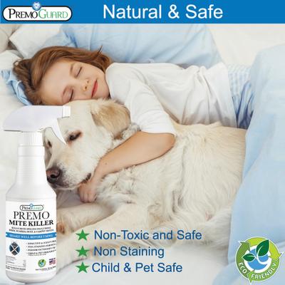 Show full view: Premo Guard Natural Non-Toxic Mite Killer Dog & Cat Spray, 32-fl oz bottle slide 2 of 9