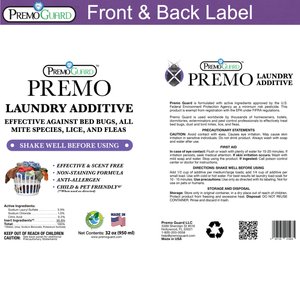 Premo Guard Laundry Additive Non-Toxic Bed Bug Killer for Dog & Cat, 32-fl oz bottle