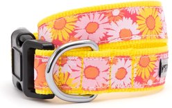 The Worthy Dog Preppy Floral Dog Collar, Pink, Small: 8 to 14-in neck, 5/8-in wide