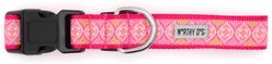 The Worthy Dog Medallion Dog Collar, Pink, Small: 8 to 14-in neck, 5/8-in wide slide 2 of 3