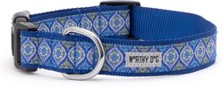 The Worthy Dog Medallion Dog Collar, Blue, Large: 14 to 20-in neck, 1-in wide slide 2 of 3