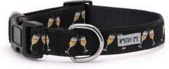 The Worthy Dog Celebration Dog Collar, Black, Medium: 11 to 17-in neck, 1-in wide slide 2 of 3