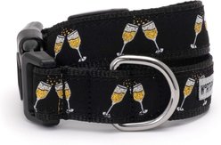 The Worthy Dog Celebration Dog Collar, Black, Small: 8 to 14-in neck, 5/8-in wide