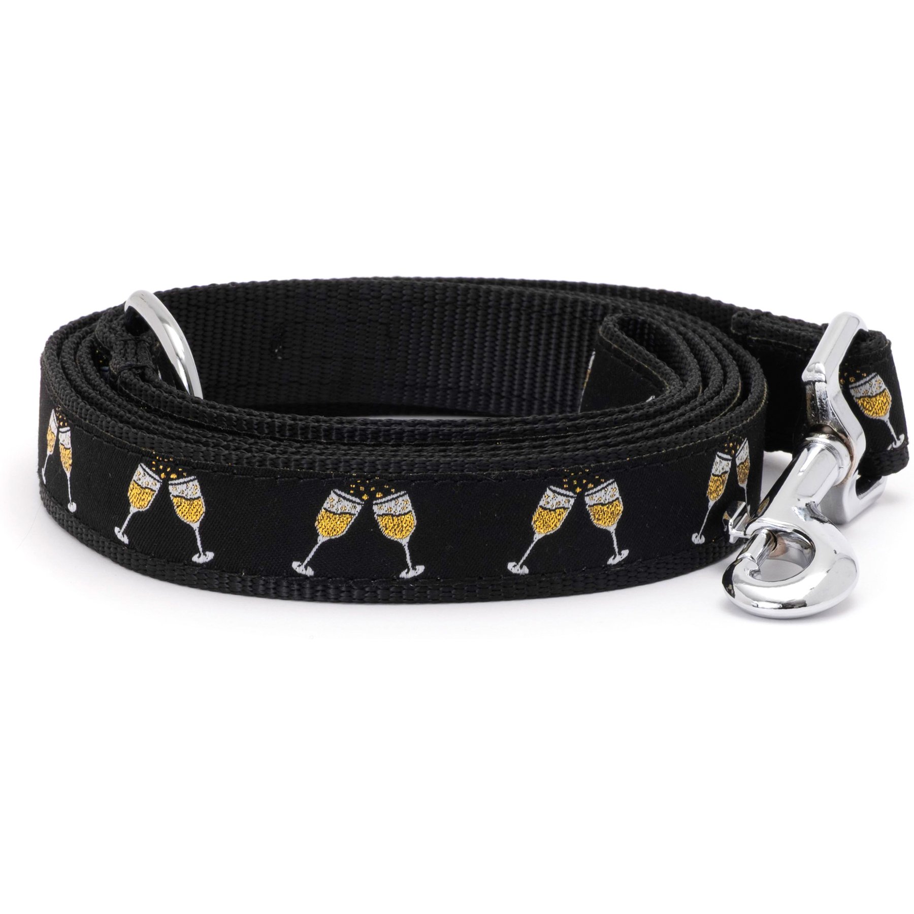 The Worthy Dog Celebration Lead, Black, Large: 5-ft long, 1-in wide