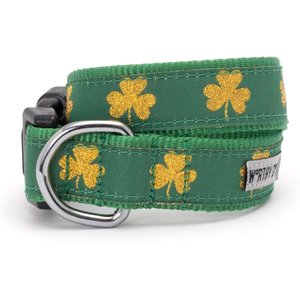 The Worthy Dog Good Luck Dog Collar, Green, X-Small: 5 to 11-in neck, 1/2-in wide