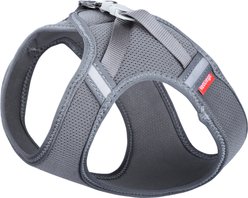 Red Dingo Adjustable Cat Mesh Harness, Cool Grey, Large: 15 to 17-in chest