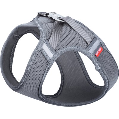 Red Dingo Red Dingo Adjustable Cat Mesh Harness, Cool Grey, Small: 13 to 15-in chest