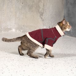 Pebot Koda "Kord" Dog & Cat Jacket Vest, Burgundy, 12 slide 2 of 6