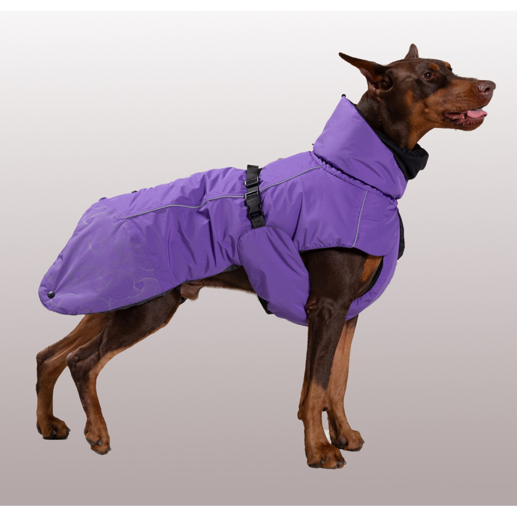 Pebot Anna 3M Thinsulate Dog & Cat Winter Vest, Purple, 22