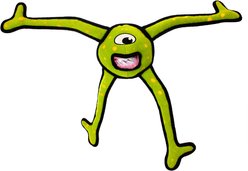 Tuffy's Alien Ball Green Legs Squeaky Dog Plush Toy, Green slide 1 of 5