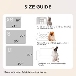 Bedsure Super Premium Fleece Dog Paw Pattern Thin Portable Throw Dog & Cat Blanket, 3 count, X-Small: 23 x 16-in slide 2 of 4