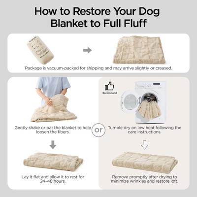 Show full view: Bedsure Washable Fleece Dog & Cat Blanket, White Heart, Small slide 5 of 9