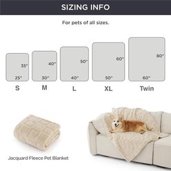 Bedsure Washable Fleece Dog & Cat Blanket, White Heart, Small slide 2 of 9