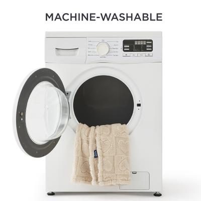 Show full view: Bedsure Washable Fleece Dog & Cat Blanket, White Heart, Small slide 8 of 9